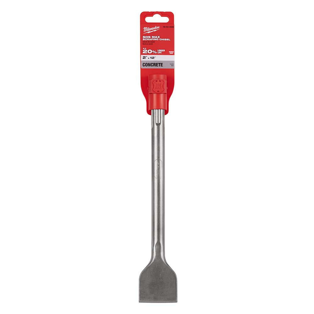 Milwaukee Electric Sdsmax Demo 2" X 12" Scraping Chsl - MLW-48-62-4089 | MFVCanada.com