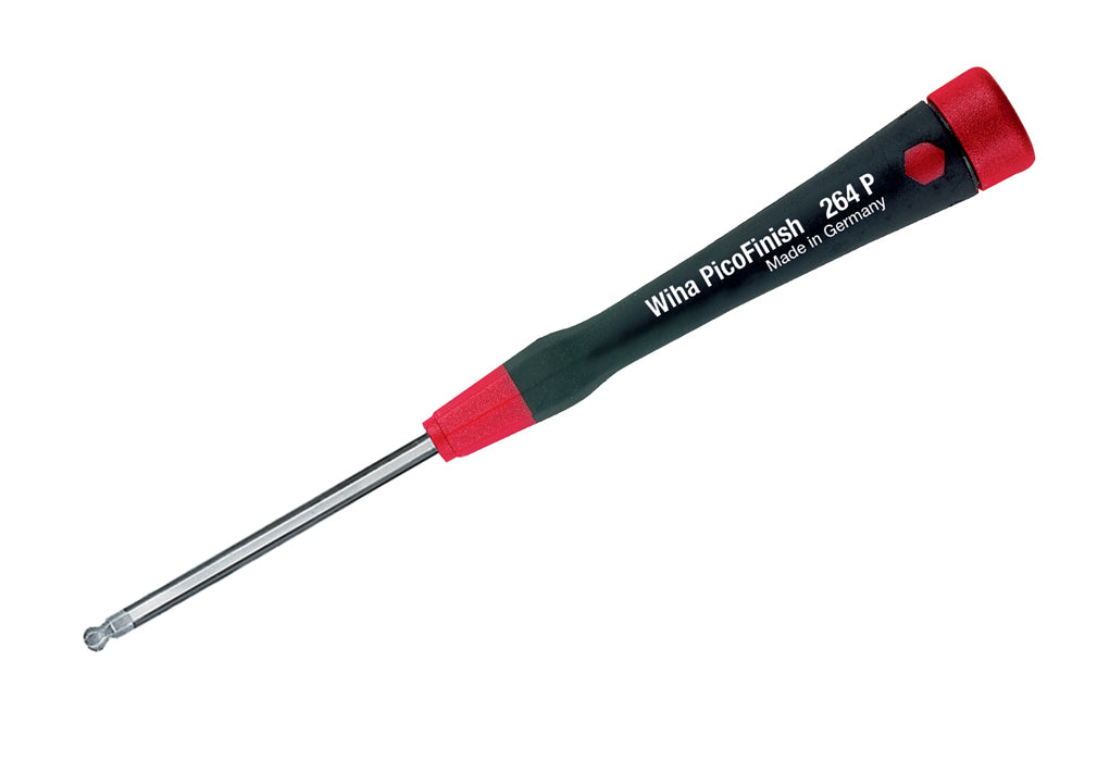 WIHA TOOLS Picofinish Ball End Hex Screwdriver 9/64" X 60Mm - WIH-26465 | GarageAndFab.com