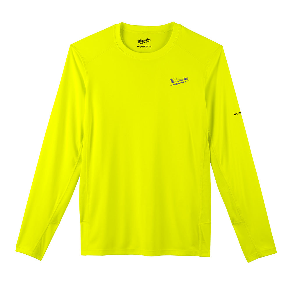 Milwaukee Electric Workskin Light Ls Shirt - Hi Vis L - MLW-415HV-L | MFVCanada.com