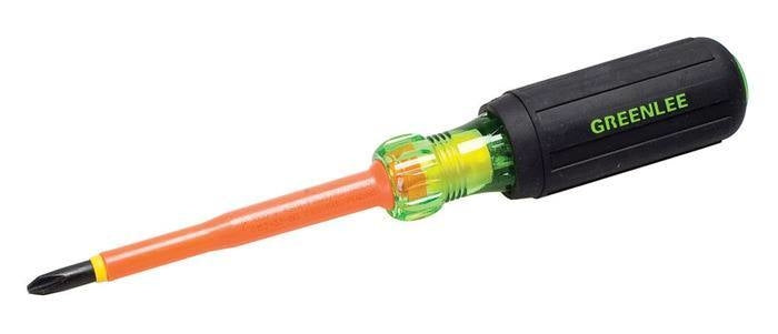 Greenlee Screwdriver, Insulated, #2X4" -GRE-0153-33-INS | GarageAndFab.com
