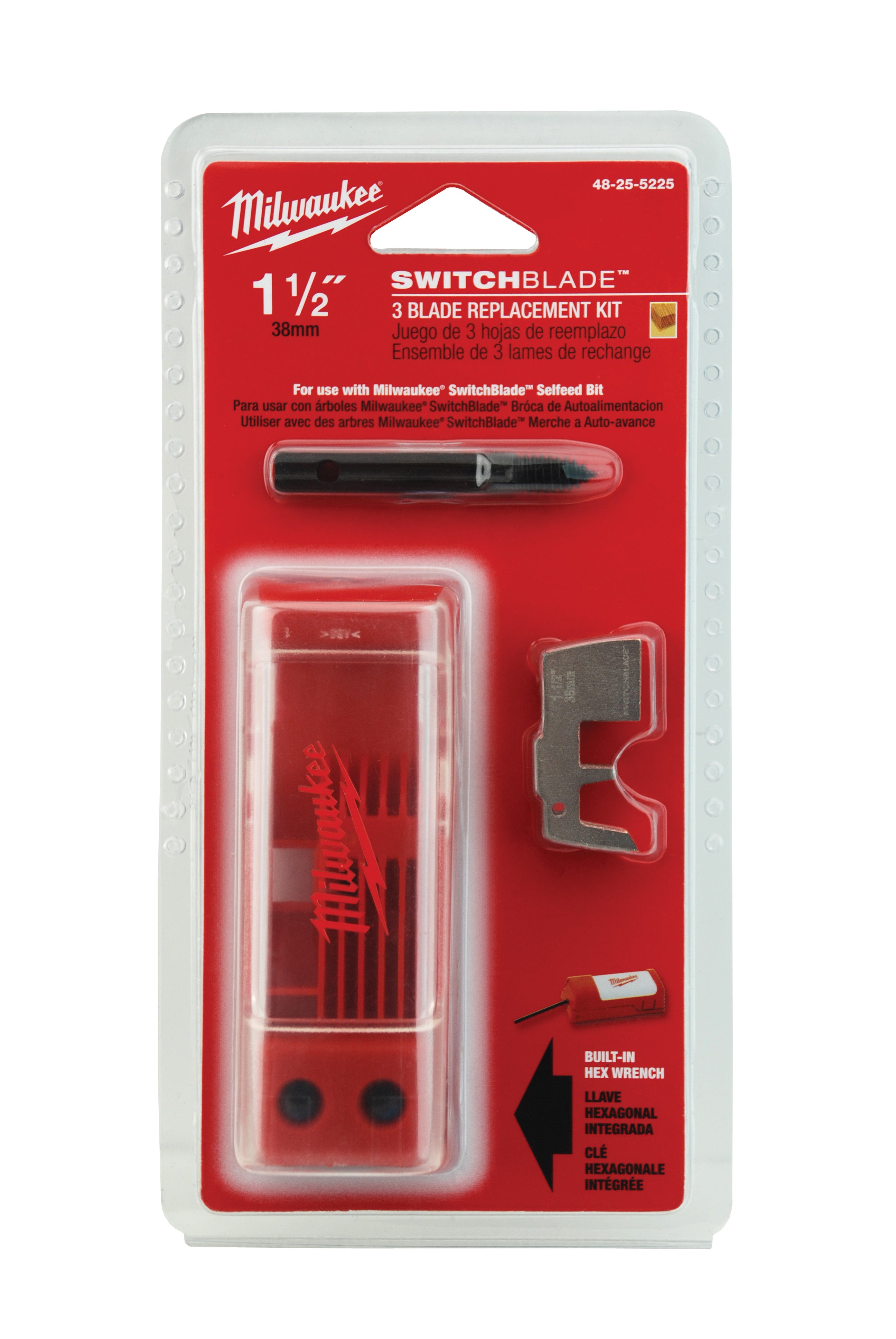 Milwaukee Electric 1-1/2" 3Pk Switchblades - MLW-48-25-5225 | MFVCanada.com