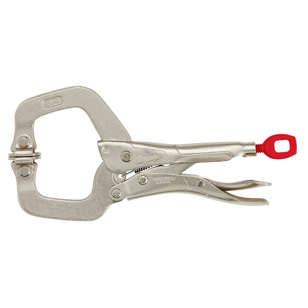 Milwaukee Electric 6" Torque Lock Locking C-Clamp With Swivel Jaws - MLW-48-22-3522 | MFVCanada.com