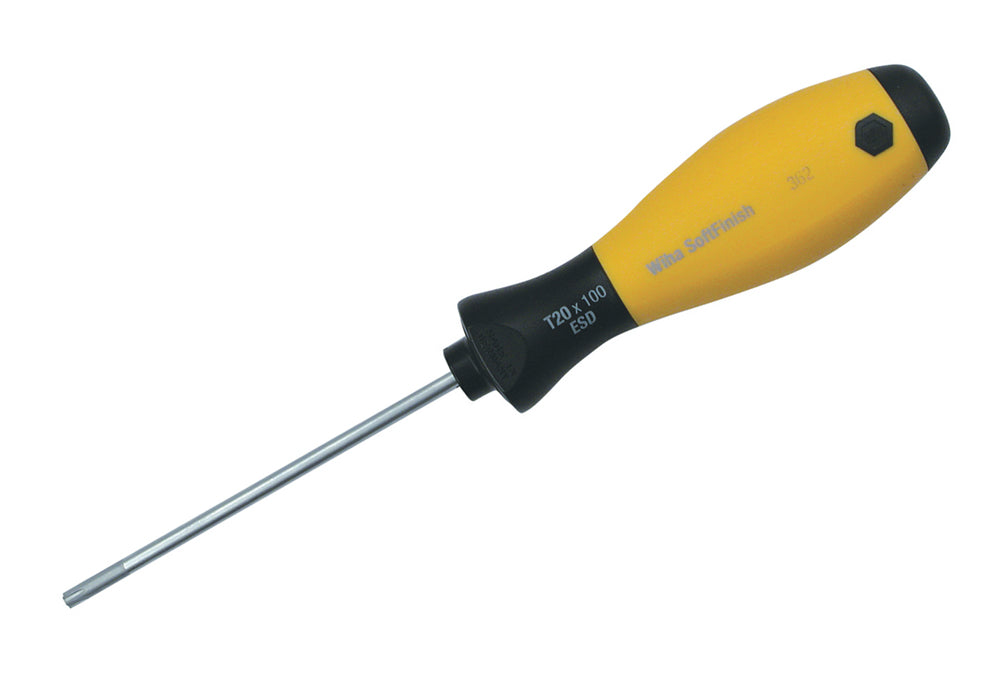 WIHA TOOLS Esd Safe Softfinish Torx Screwdriver T9 - WIH-36209 | GarageAndFab.com
