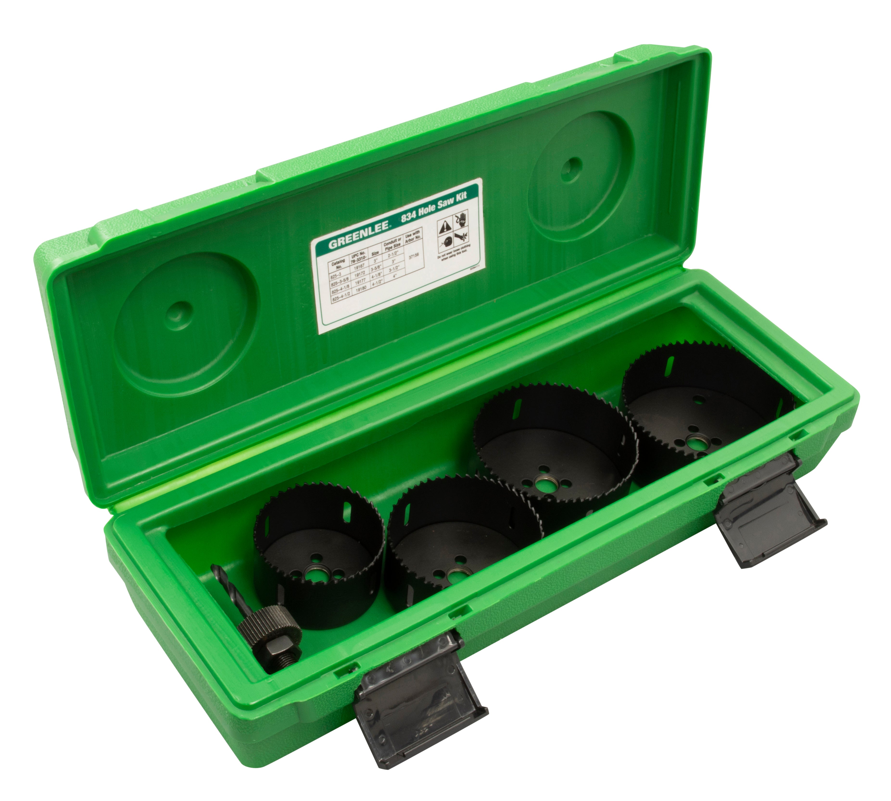 Greenlee Holesaw Set - GRE-834 | GarageAndFab.com