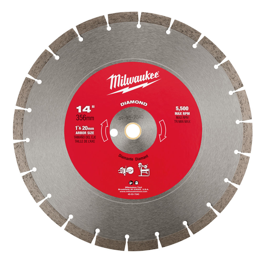 Milwaukee Electric 14"X.125X1/20 m Generl Purpose - MLW-49-93-7040 | MFVCanada.com