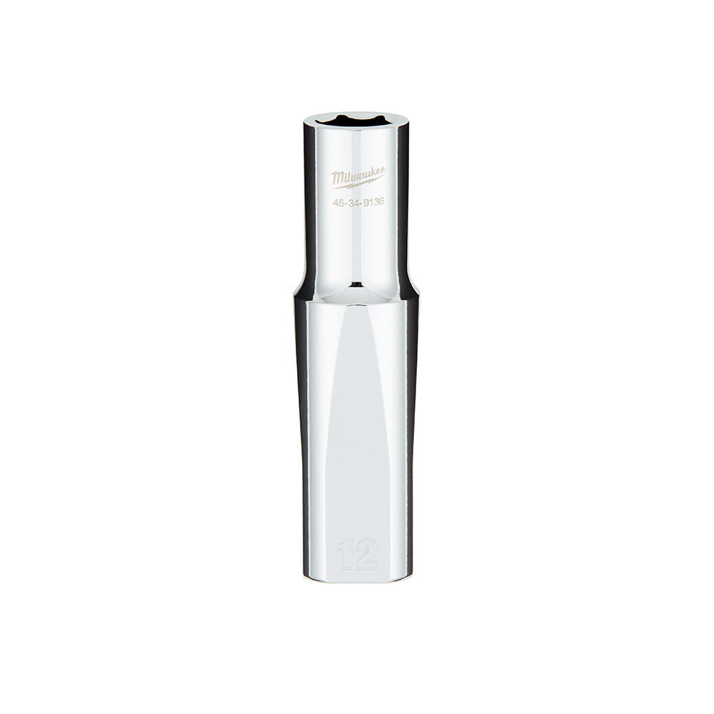 Milwaukee Electric 1/2" Drive 12Mm Deep Socket - MLW-45-34-9136 | MFVCanada.com