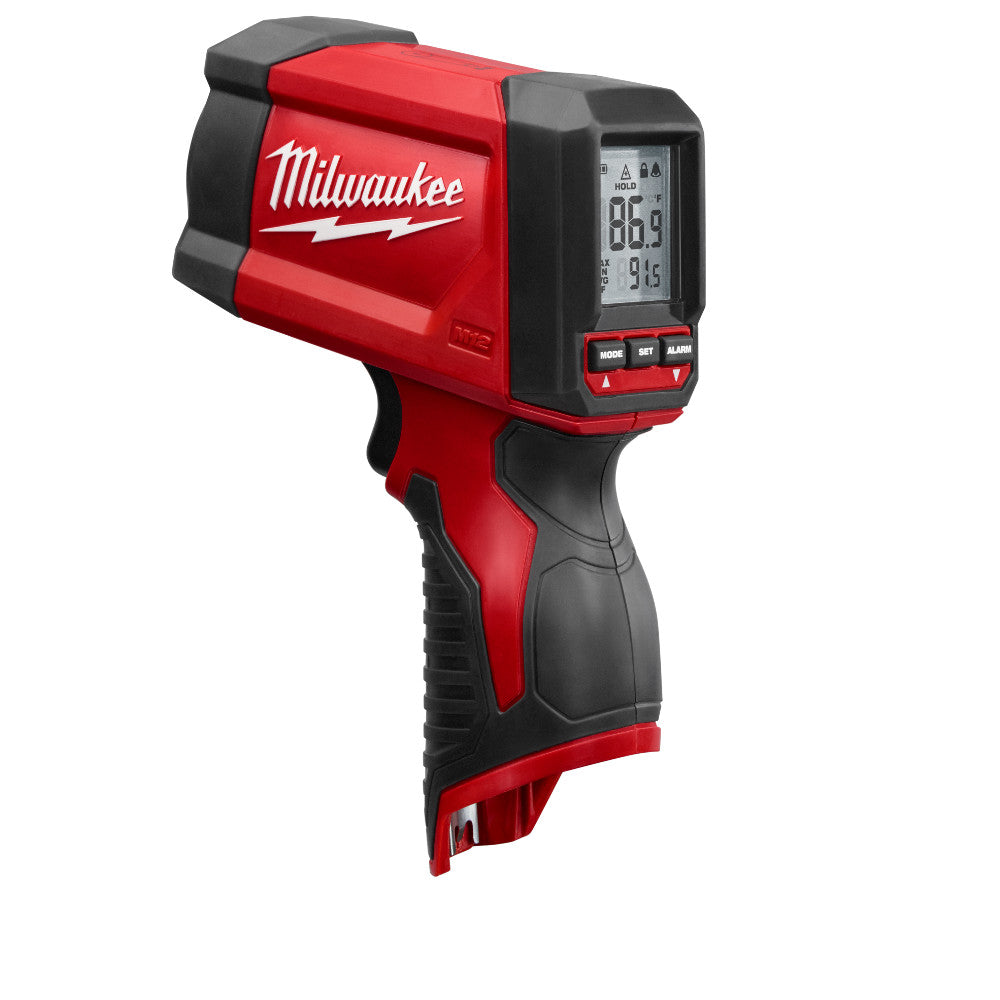 Milwaukee Electric M12 12:1 Infrared Temp-Gun (Bare Tool), -22°F To 1022°F - MLW-2278-20 | MFVCanada.com