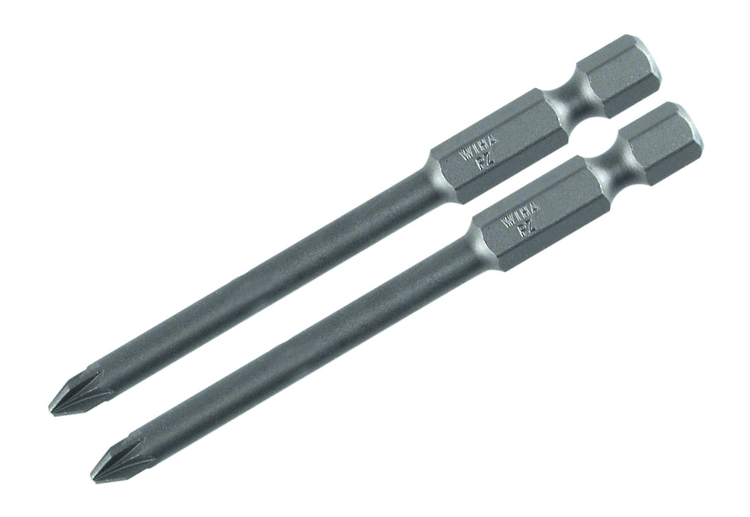 WIHA TOOLS Posidriv Power Bit #1 X 70Mm - 2 Pack - WIH-73902 | GarageAndFab.com