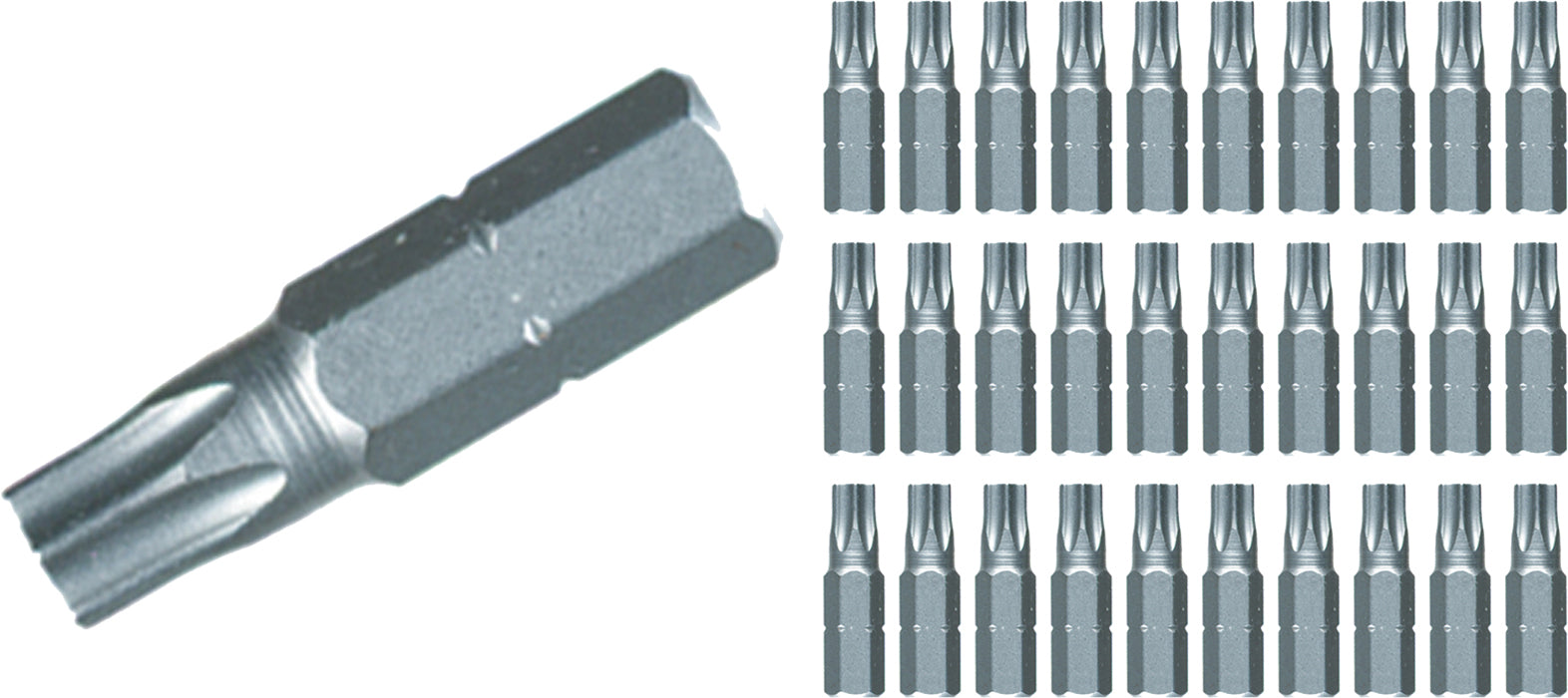 WIHA TOOLS Torx Contractor Insert Bit T15 X 25Mm - 30 Pack - WIH-72576 | GarageAndFab.com