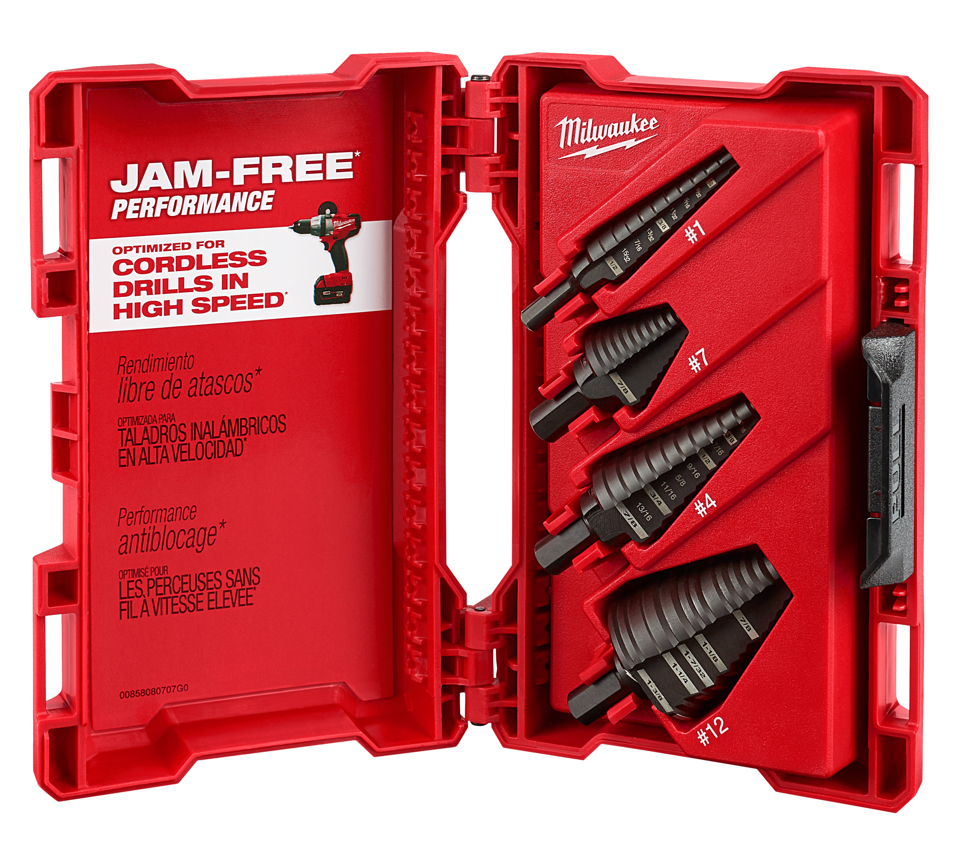 Milwaukee Electric Step Bit 4Pc Kit - MLW-48-89-9223 | MFVCanada.com