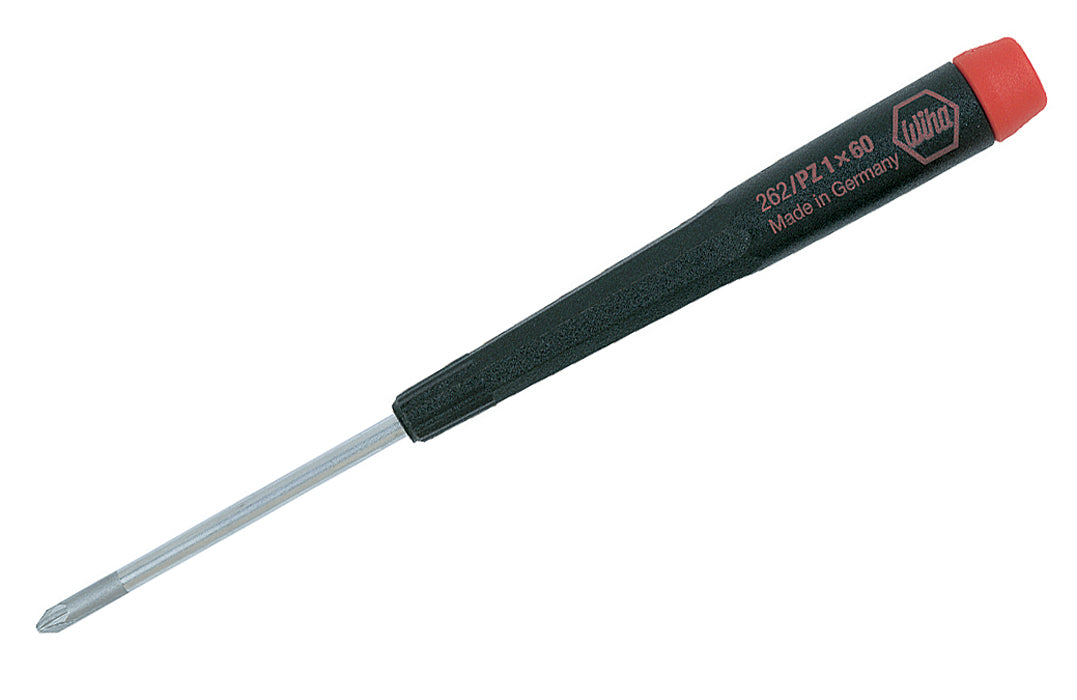 WIHA TOOLS Precision Pozidriv Screwdriver #1 X 60Mm - WIH-26210 | GarageAndFab.com