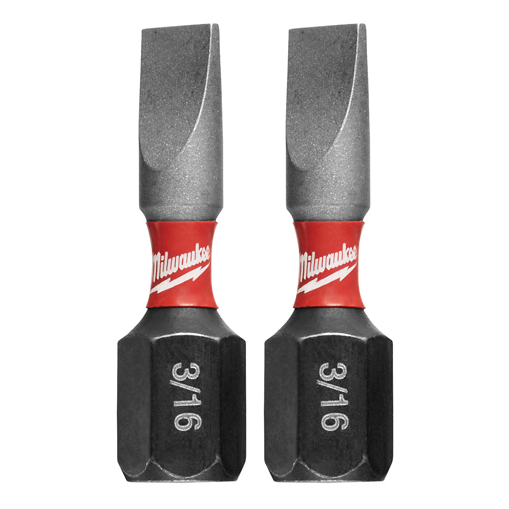 Milwaukee Electric 2Pk 1In Insert Bit Sl 3/16 - MLW-48-32-4417 | MFVCanada.com