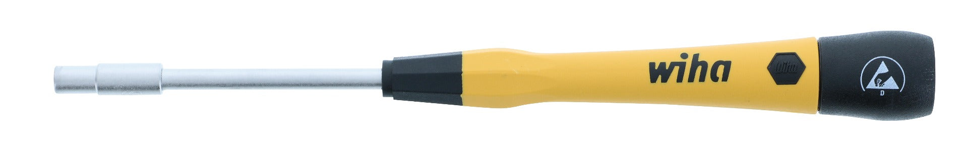 WIHA TOOLS Esd Safe Picofinish Precision Nut Driver - 9/64" X 60Mm - WIH-27773 | GarageAndFab.com