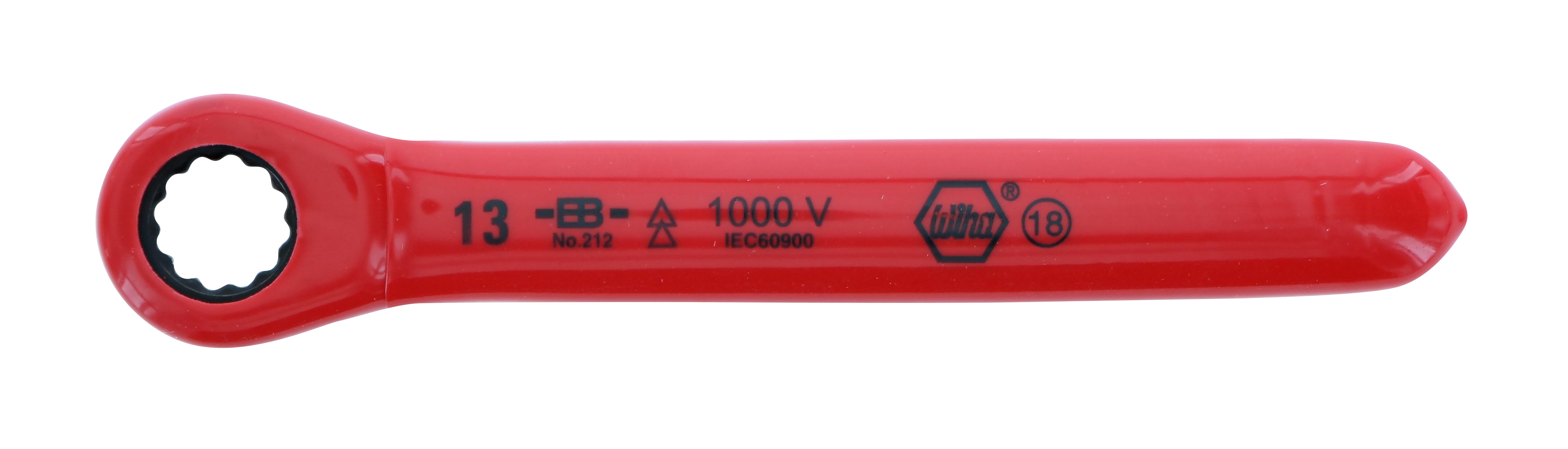 WIHA TOOLS Insulated Ratchet Wrench 13Mm - WIH-21213 | GarageAndFab.com