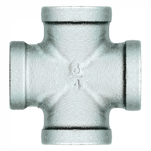 Fairview Galvanized Iron Cross;3/8FPT Item #: FVF-GI-102-C | GarageAndFab.com
