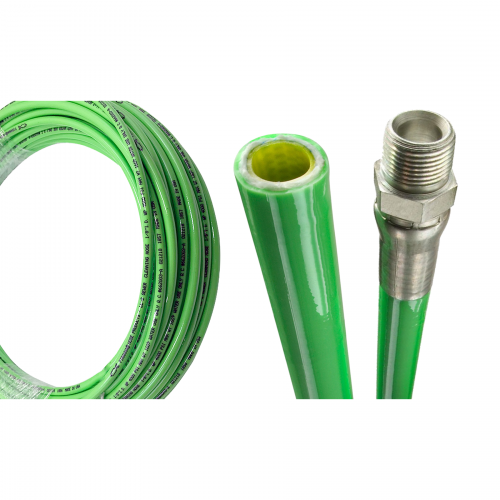 Fairview Lateral Jet Hose 1/4IDx1/4MPT;GRN;200ft Item #: FVF-SLJ-4GRN-200 | GarageAndFab.com