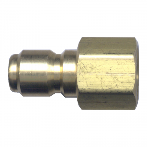 Fairview Brass Pres.Wash Nipple;1/4 MPT Item #: FVF-QD-BSTN4-4M | GarageAndFab.com
