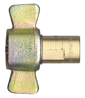 Fairview T&T Wing Coupler;1x1 FPT Item #: FVF-QD-BTTWC16-16F | GarageAndFab.com