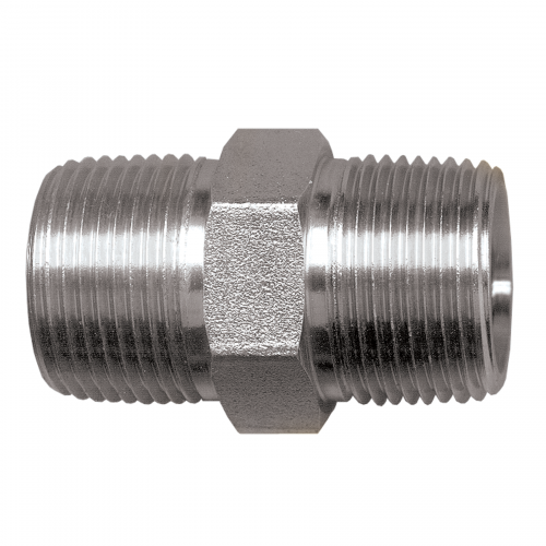 Fairview Steel Hex Nipple;1MPTx1/2MPT Item #: FVF-S1022-HD | GarageAndFab.com