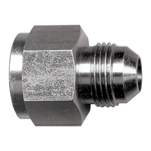 Fairview Steel Adapter;3/4 FJICx1/4MJIC Item #: FVF-S3735-124 | GarageAndFab.com