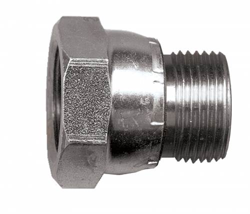 Fairview Steel Adptr;1-3/16-12 FORFSx13/16-16 MORFS Item #: FVF-S3935-128 | GarageAndFab.com