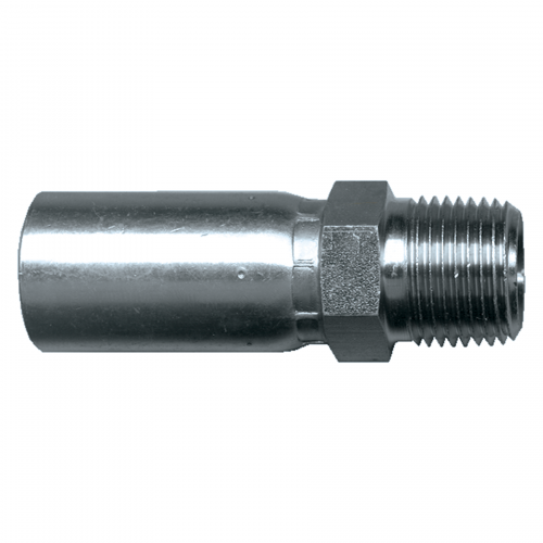 Fairview U Series Crimp End;3/4ID x1/2MPT Item #: FVF-SC625-12D | GarageAndFab.com