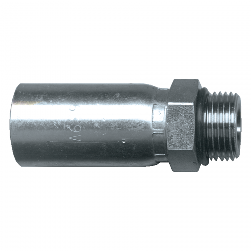 Fairview U Series Crimp End;3/4ID x3/4ORB Item #: FVF-SC643-1212 | GarageAndFab.com