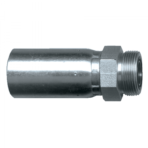 Fairview U Series Crimp End;1/2ID x1/2MORFS Item #: FVF-SC653-88 | GarageAndFab.com