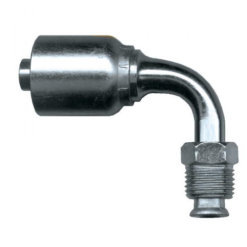 Fairview BiteWire Crimp End;90Elb;1/4IDx1/4INVFL Item #: FVF-SC931-44 | GarageAndFab.com