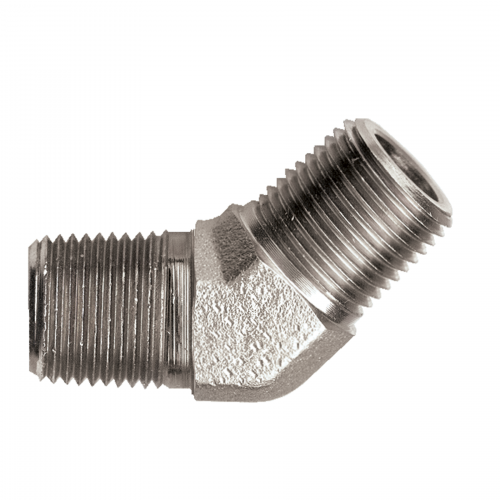 Fairview Steel 45Elbow;3/8MPT Item #: FVF-S1005M-C | GarageAndFab.com