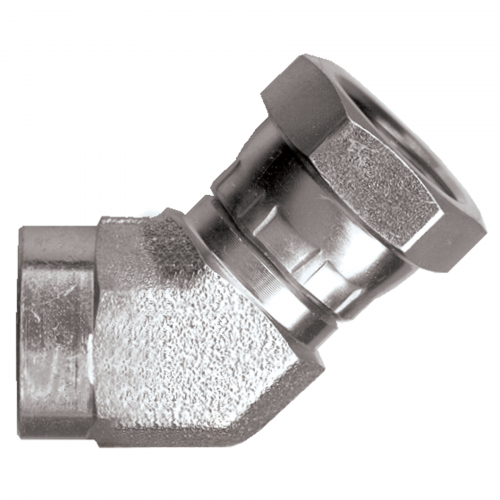 Fairview Steel 45Elbow;3/8FPTx3/8NPSM Item #: FVF-S1105-CC | GarageAndFab.com