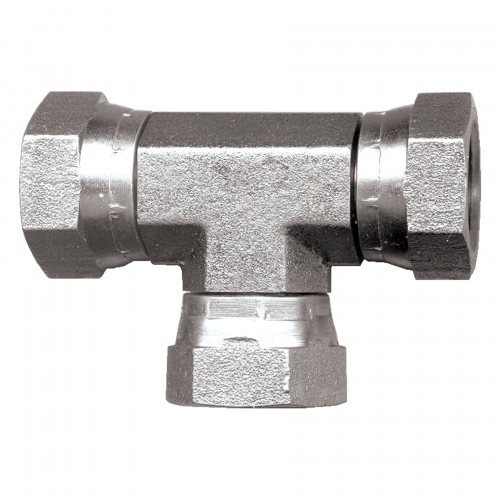 Fairview Steel Tee;1/4NPSM Item #: FVF-S1111-B | GarageAndFab.com