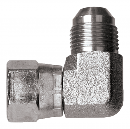 Fairview Steel 90Elbow;1/2 MJICx3/8 FJIC SW Item #: FVF-S3549-68 | GarageAndFab.com