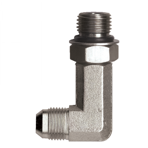 Fairview Steel 90Elbow;3/8 Tx9/16-18 ORB;XLong Item #: FVF-S3649EL-6 | GarageAndFab.com