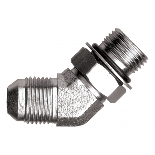 Fairview Steel 45Elbow;3/4MJICx1-1/16-12 ORB Item #: FVF-S3654-12 | GarageAndFab.com