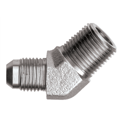 Fairview Steel 45Elbow;1MJICx1 MPT Item #: FVF-S3754-16H | GarageAndFab.com