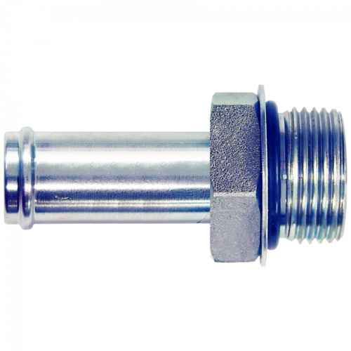 Fairview Steel Hose Insert;3/4 IDx1-1/16-12 ORB Item #: FVF-SO1125-12 | GarageAndFab.com