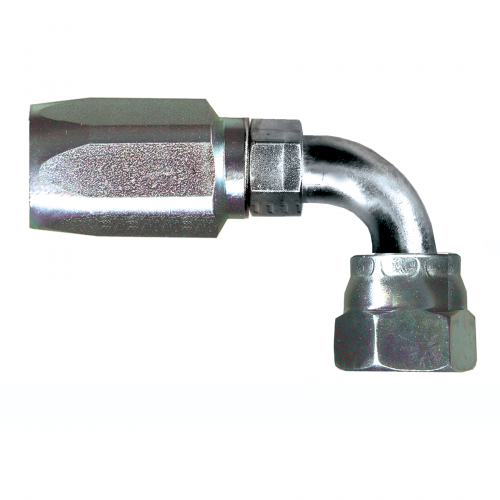 Fairview 100R5 Reusable 90Elb Hose End;1/4x1/4FJIC Item #: FVF-SR539-44 | GarageAndFab.com