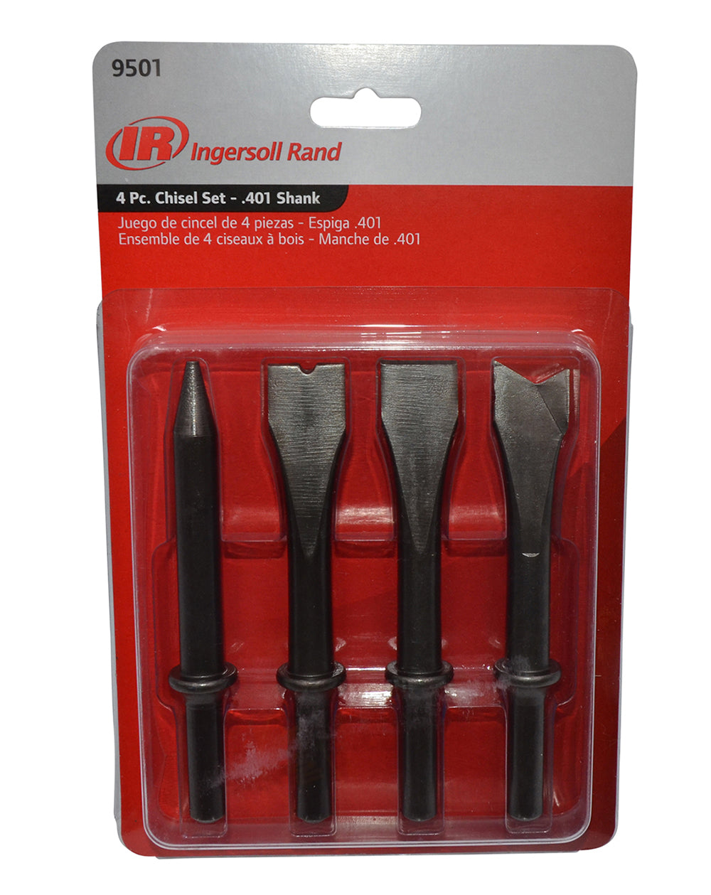 Ingersoll Rand St, 4 Pc Chisel - IRC-9501 | GarageAndFab.com