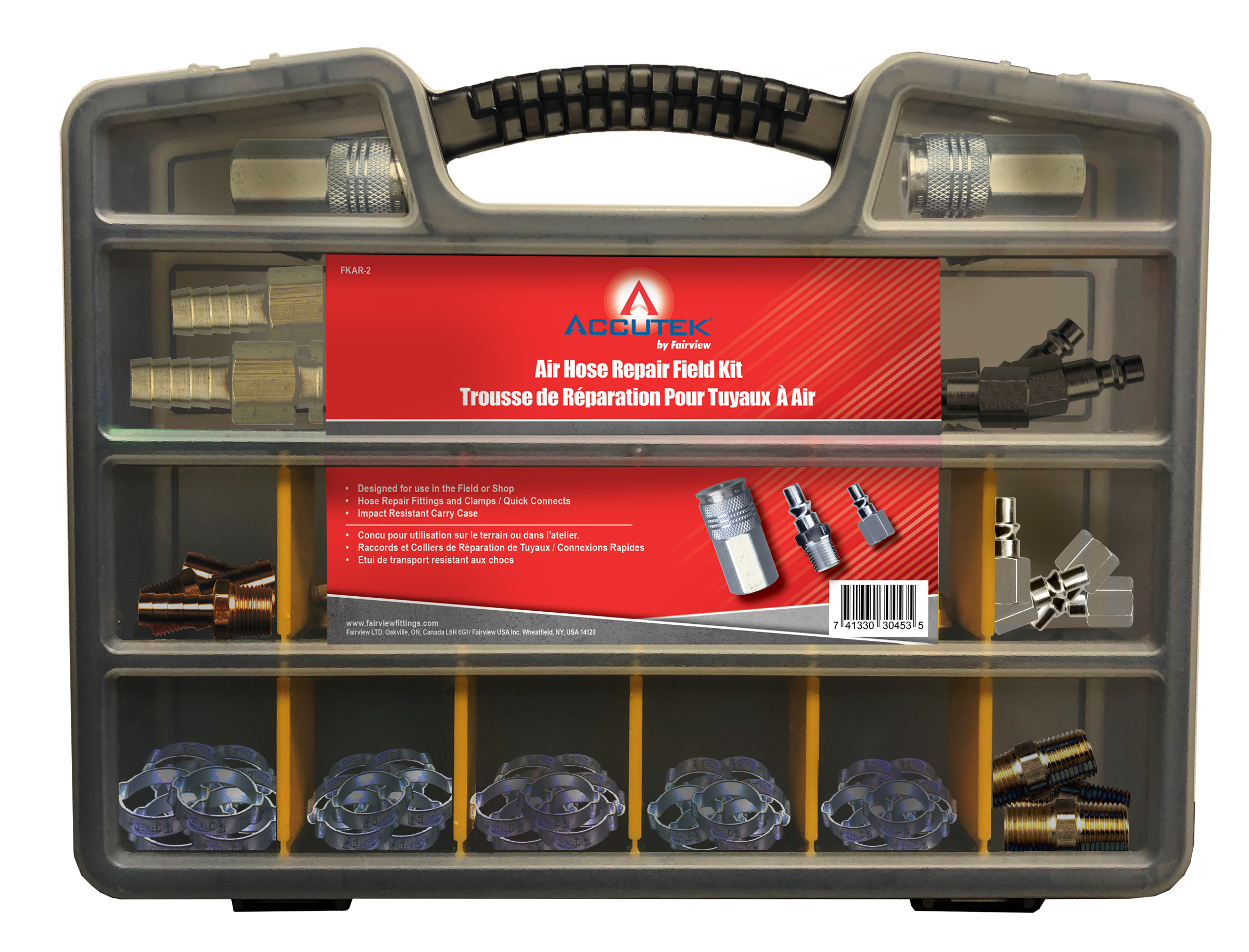 Fairview Air Hose Field Repair Kit Item #: FVF-FKAR-2 | GarageAndFab.com