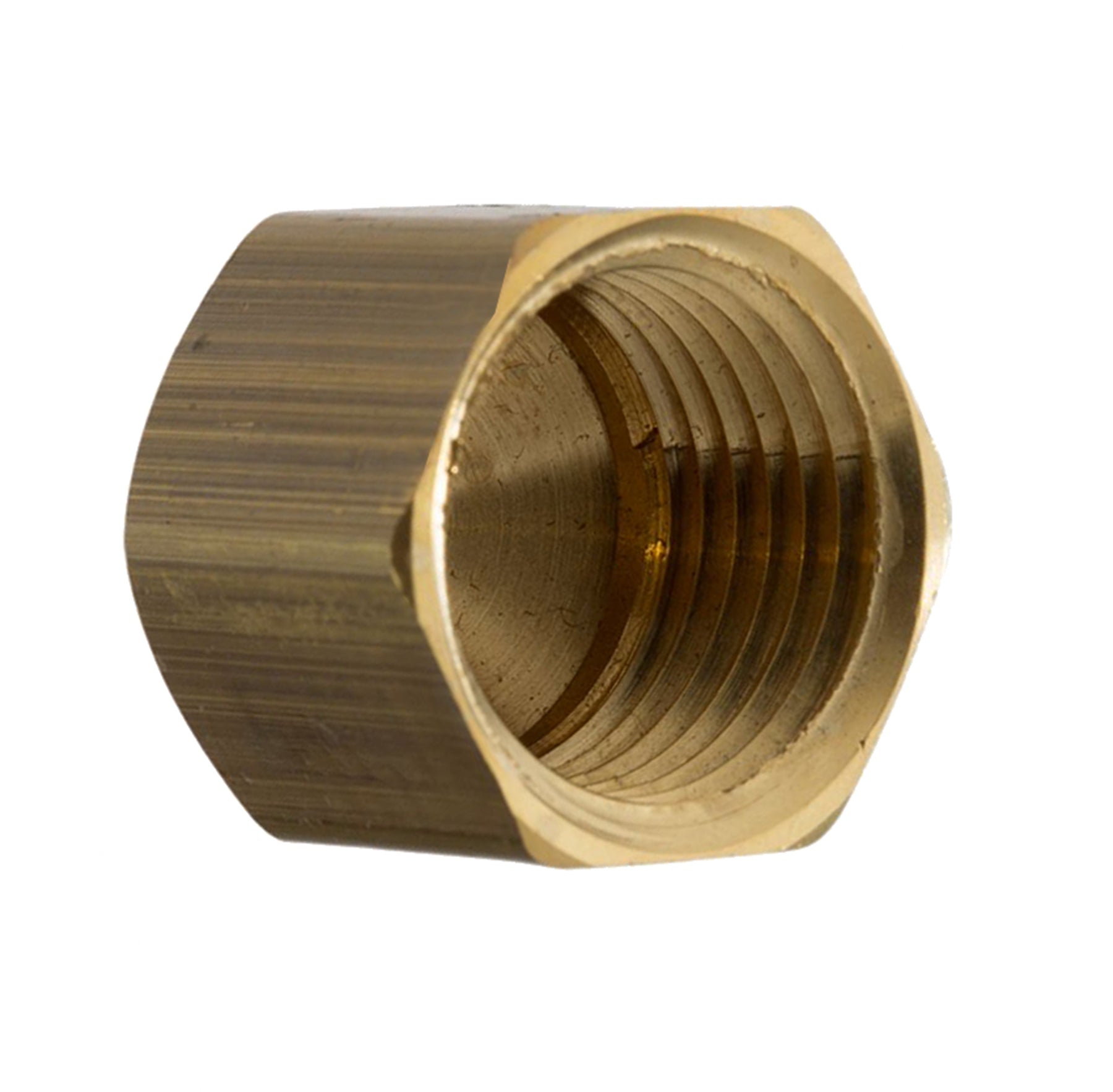 Fairview Brass Compression Cap Nut 5/8 Item #: FVF-61CAP-10 | GarageAndFab.com